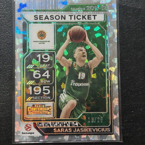 Panini Select Season Ticket Jasikevicius 18/25 like new