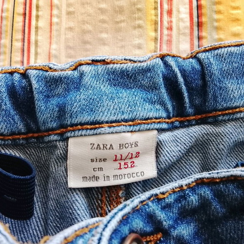 Zara kids' jeans used, blue, size 11-12 years, 152 cm