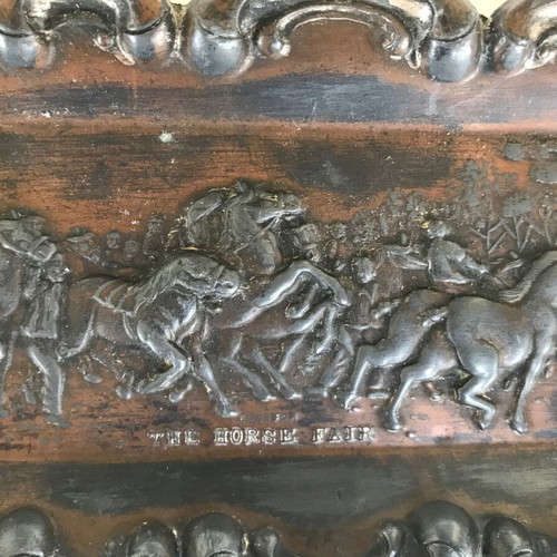 Metal reproduction of Rosa Bonheur's The Horse Fair used, 19th century