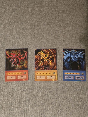 Yugioh 3 Egyptian Gods Orica κάρτες σε άριστη κατάσταση