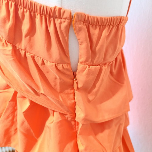 Fiorucci women's spaghetti strap top new with tag, orange, size 38