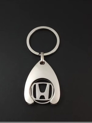 Μεταλλικό μπρελόκ με λογότυπο Honda, χαραγμένο με λέιζερ