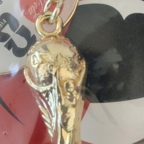 FIFA 2026 World Cup Keychain new from Coca Cola with winner's trophy