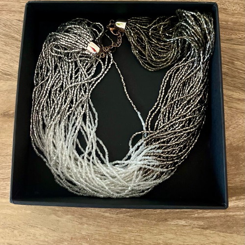 Bizermani Ombre Gradient Statement Necklace new