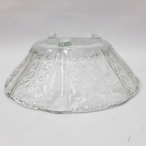 Vintage cut glass bowl 22.5 cm like new