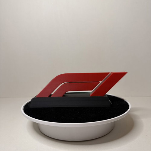 F1 logo 3D printed new