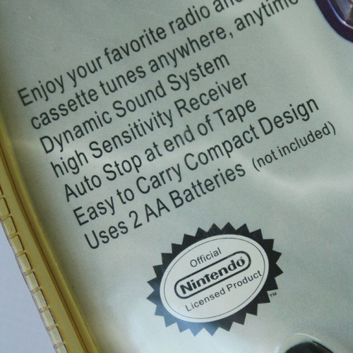 Game Boy Advance φορητό κασετόφωνο Walkman AM/FM με ηχεία Nintendo σφραγισμένο