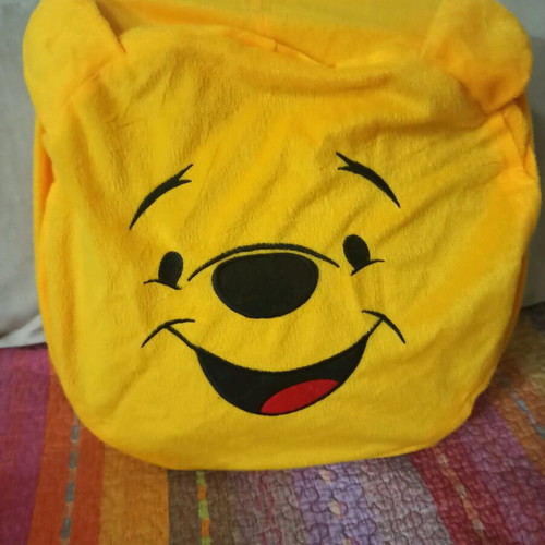 Children's decorative pillow covers used, set of 6 with Elmo and Winnie the Pooh