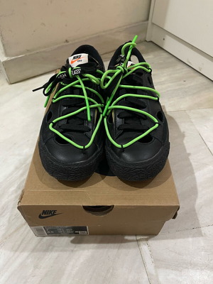 Nike Blazer X Off-White sneakers σαν καινούργια, μέγεθος 40, μαύρα πολύχρωμα