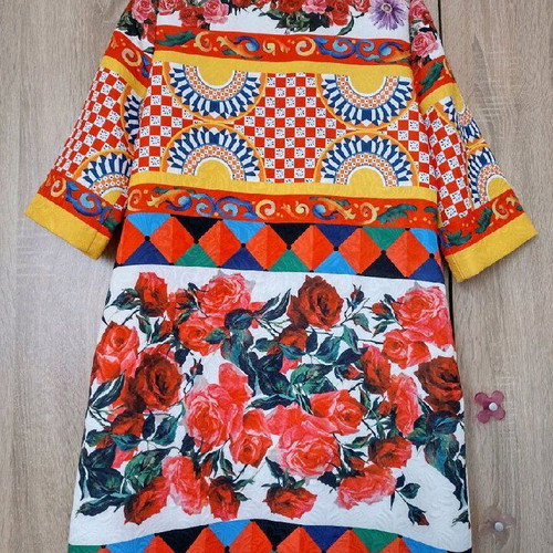 Primavera coat colorful like new, spring-summer with lining