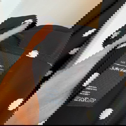 Рокля Paris Atelier & Other Stories черна на точки нова с етикет