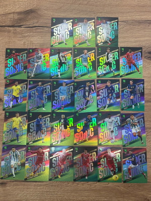 Super Sonic 2023 cards like new, set of 27