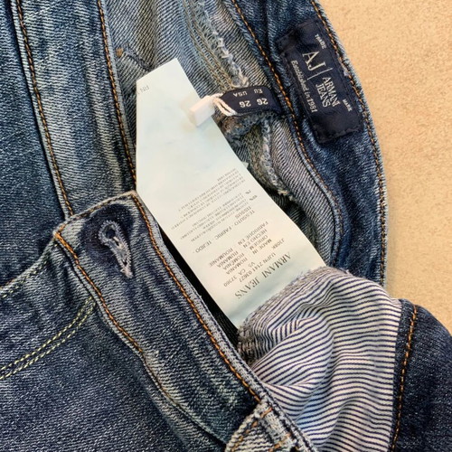 Armani Jeans 26 size used, blue denim pants