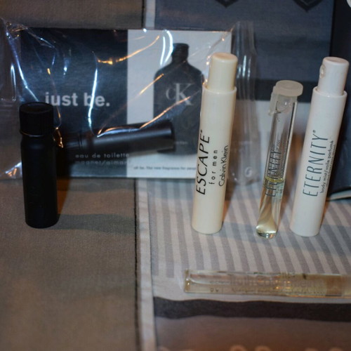 Calvin Klein perfume samples used, mix set
