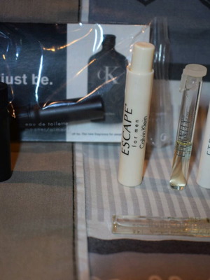 Calvin Klein perfume samples used, mix set