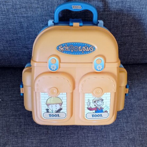 Children's Workbench 3-in-1 tool set used