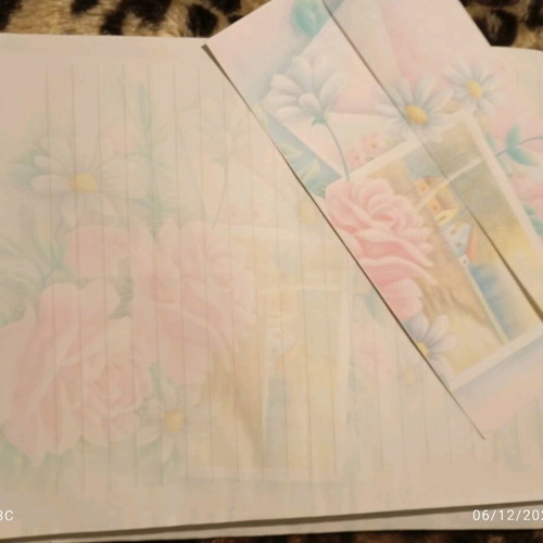Correspondence used, 2 sets with envelope and sheet