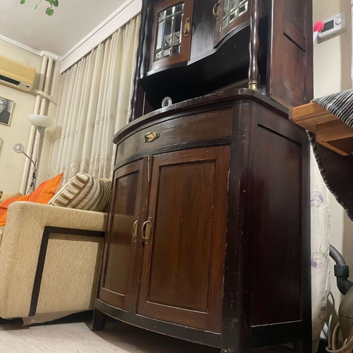 Antique handmade buffet used, 1940 construction