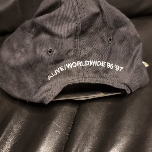 KISS cap Alive / Worldwide 1996/97 used, black, size 56