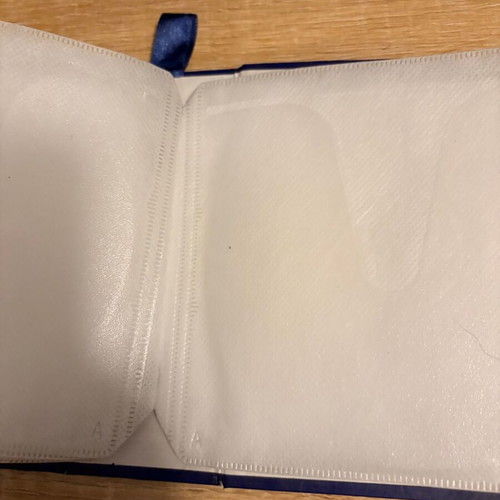 Blue CD & DVD Storage Binder