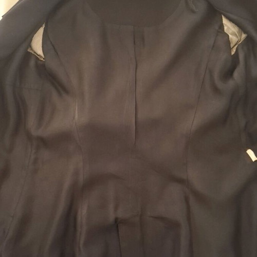 Zara black blazer used with padded shoulders and lining