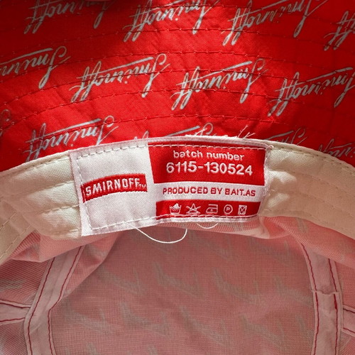Smirnoff red bucket hat like new, one size