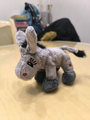 Plush brown donkey like new TDB1027