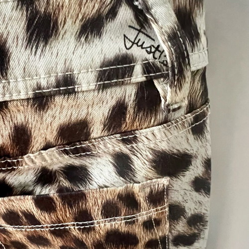 Just Cavalli leopard print pants like new