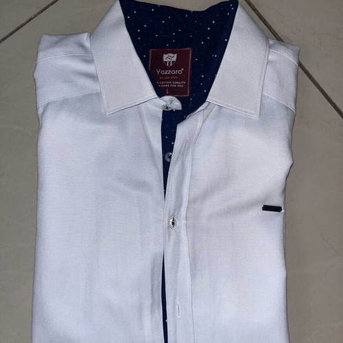 Yazzaro cotton shirt white size L like new