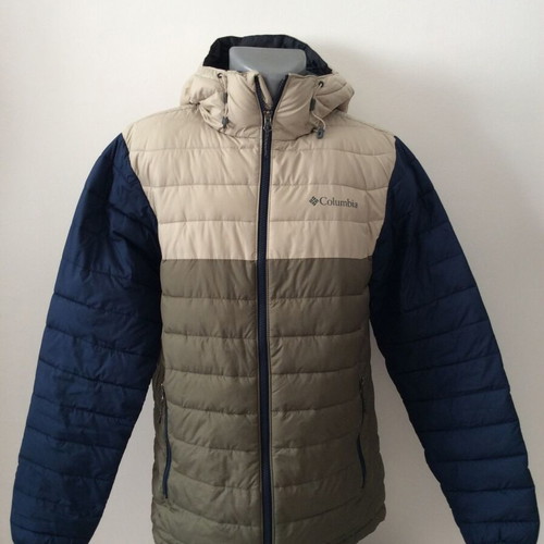 Columbia Powder Lite Hooded Jacket size S like new, khaki