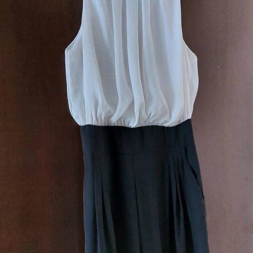 One-piece made in Italy like new, size M, black and white