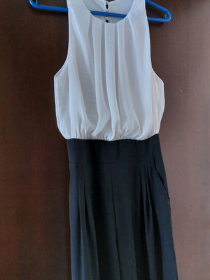 One-piece made in Italy like new, size M, black and white