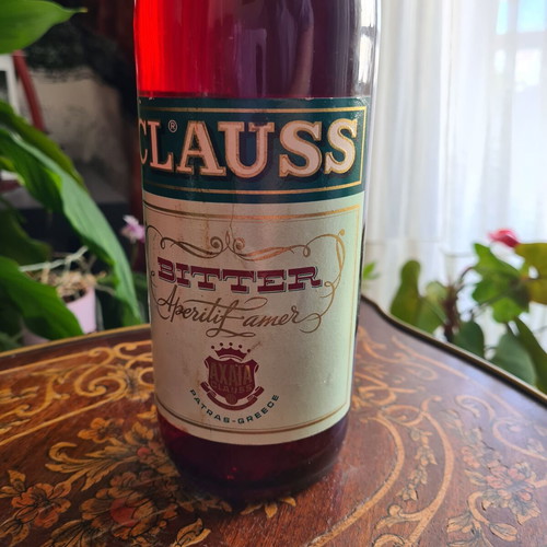 Achaia Clauss Bitter Aperitif 1977 sealed collectible bottle