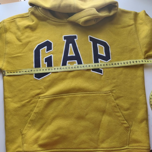 Gap Kids Yellow Relaxed Logo Hoodie XL