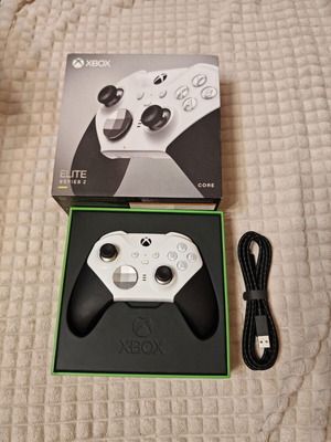 Xbox Elite Wireless Controller Series 2 Core, λευκό, με καλώδιο USB