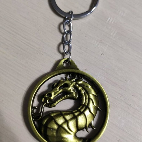 Mortal Kombat metal keychain vintage, like new