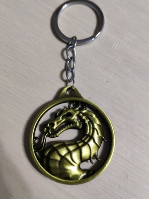 Mortal Kombat metal keychain vintage, like new