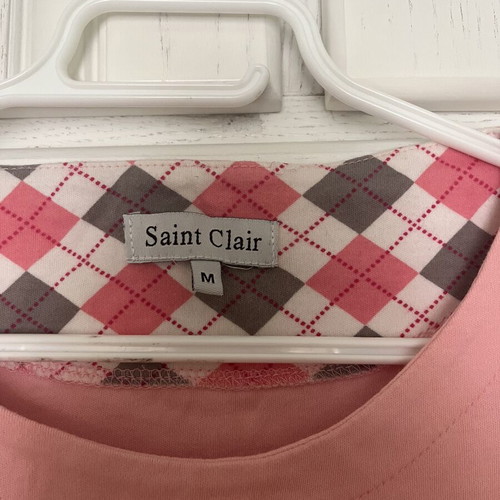 Saint Clair pink Sweet Dreams pajama top, size M