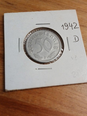 Κέρμα deutsches reich 1942 50pf D μεταχειρισμένο
