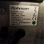  Rohnson Ηλεκτρικό Φουρνάκι 28lt με 2 Εστίες με πρόβλημα