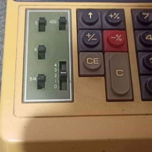 Galileu Printing Calculator Adding Machine used, vintage collectible