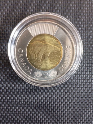 Canada two dollars 2016 toonie new