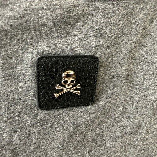 Philipp Plein Handmade Skull T-shirt new, gray, size L/XXL