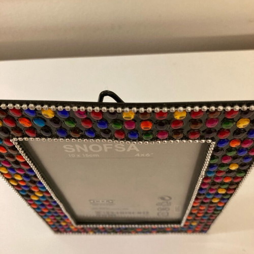 IKEA 10x15cm metal photo frame with designs used