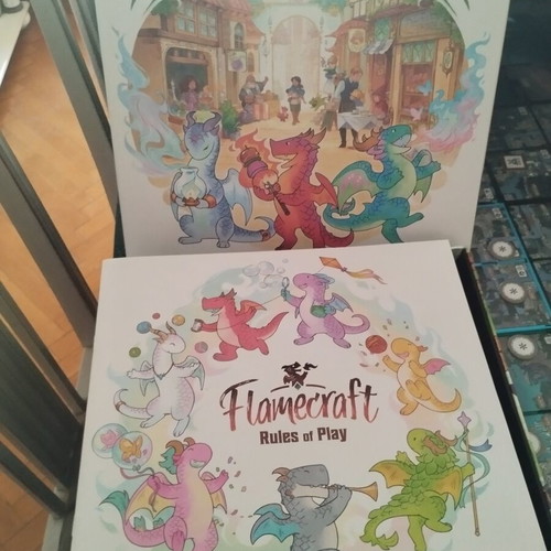 Flamecraft 3D printed insert for board game, custom orders available