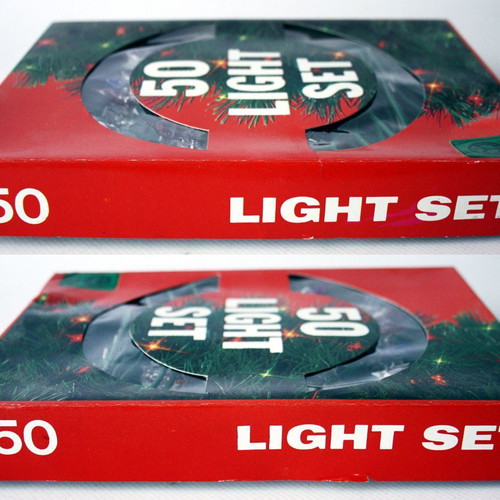 Christmas star-shaped colorful lights 50 Light Set new