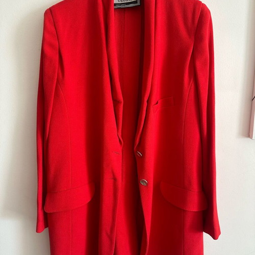Vintage wool blazer 100% wool used, red