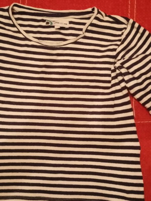 Look at me striped baby shirt like new for 7-8 months