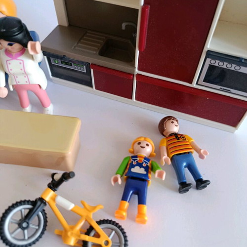 Playmobil kitchen set used