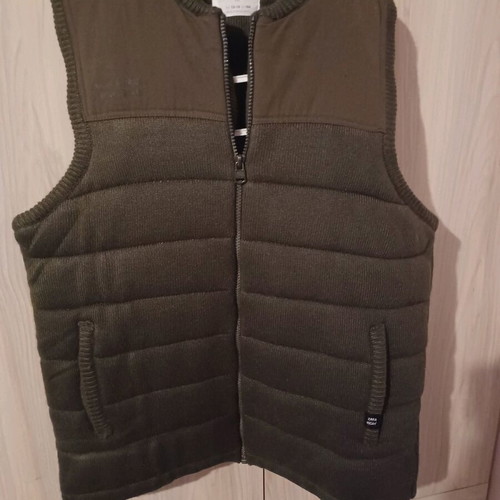 Zara children's vest new green for ages 13-14